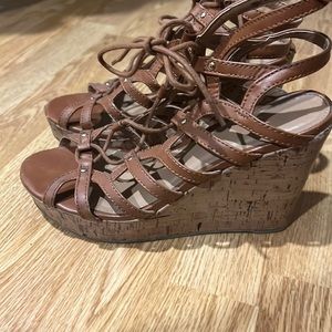 Vintage boho wedges